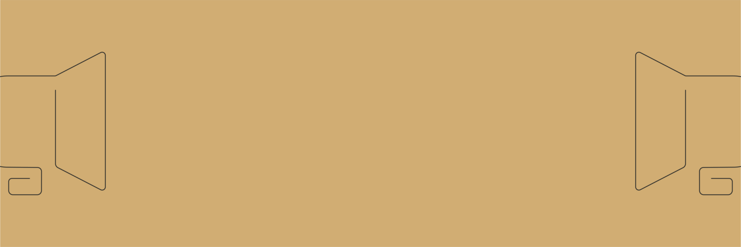gold banner with icons of a loudspeaker