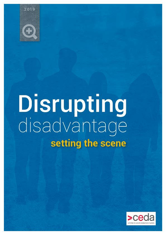 Disrupting Disadvantage Setting The Scene