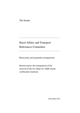 Report cover