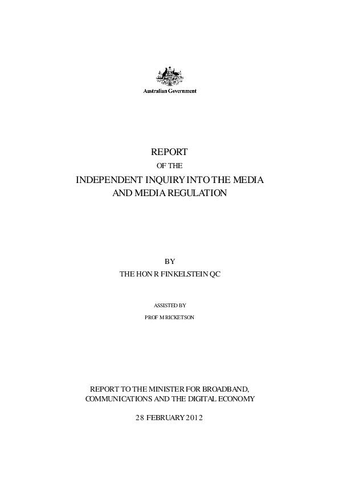Report cover