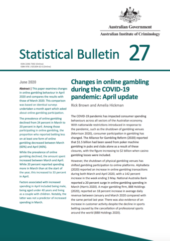Report cover