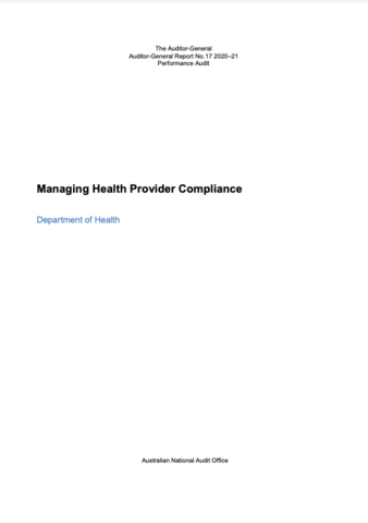 Report cover