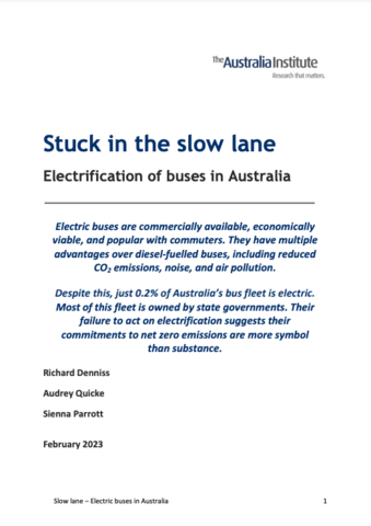Report cover