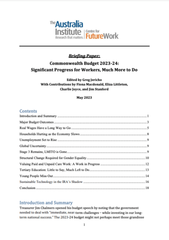Report cover