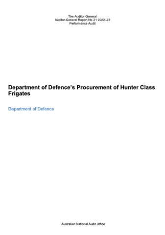 Report cover