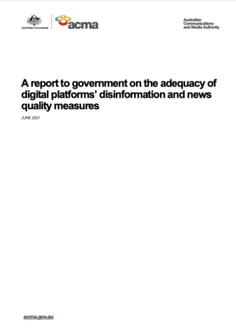 Report cover