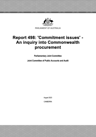 Report cover
