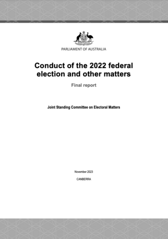 Report cover