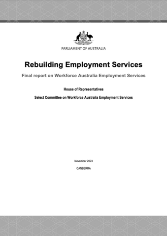 Report cover