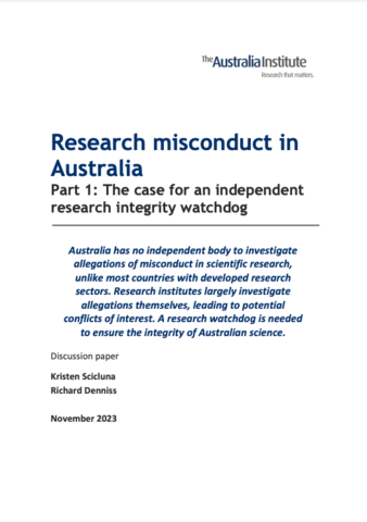 Report cover