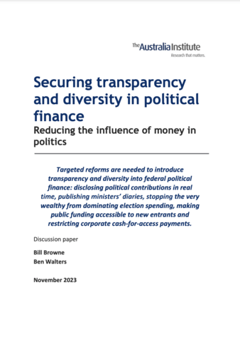 Report cover