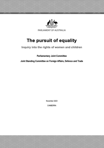 Report cover