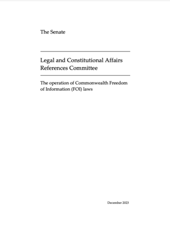 Report cover