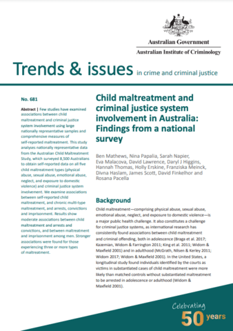 Report cover