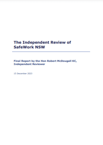 Report cover