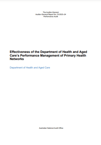 Report cover