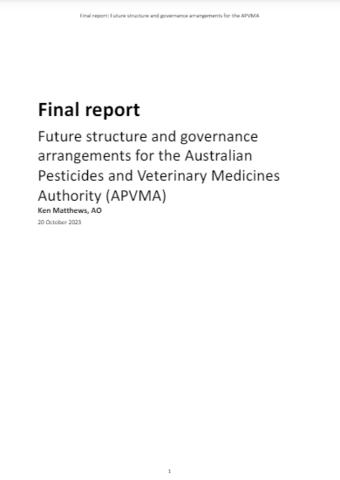 Report cover