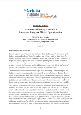 Report cover