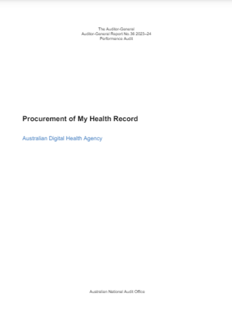 Report cover