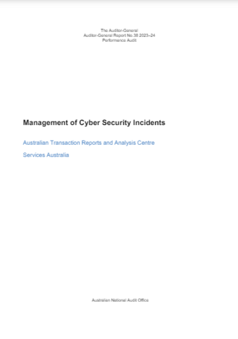 Report cover