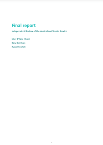 Report cover