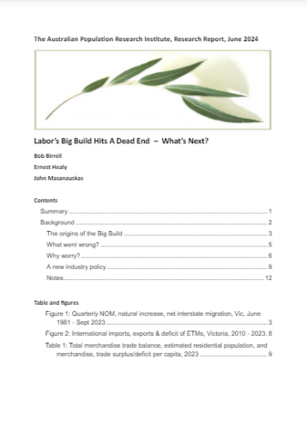Report cover