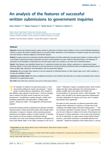 Report cover