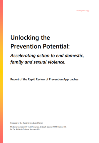 Report cover