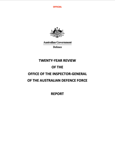 Report cover