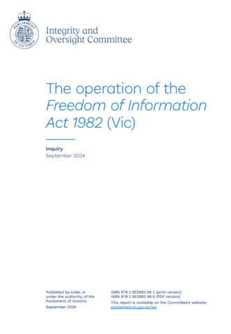 Report cover