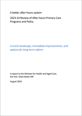 Report cover