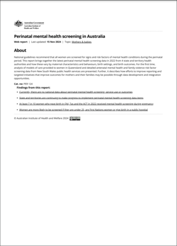 Document cover