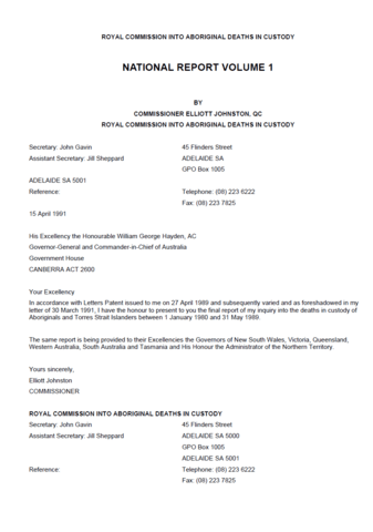 Document cover