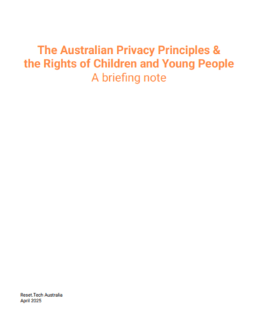 Document cover