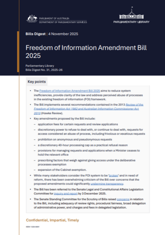 Document cover