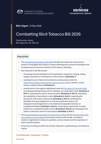 Document cover
