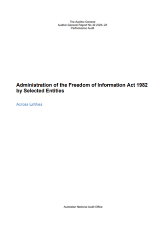 Document cover