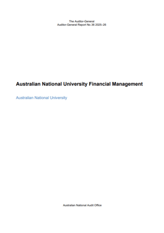 Document cover